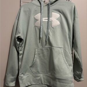 Under Armour Green Sweatshirt with Iconic Front Design